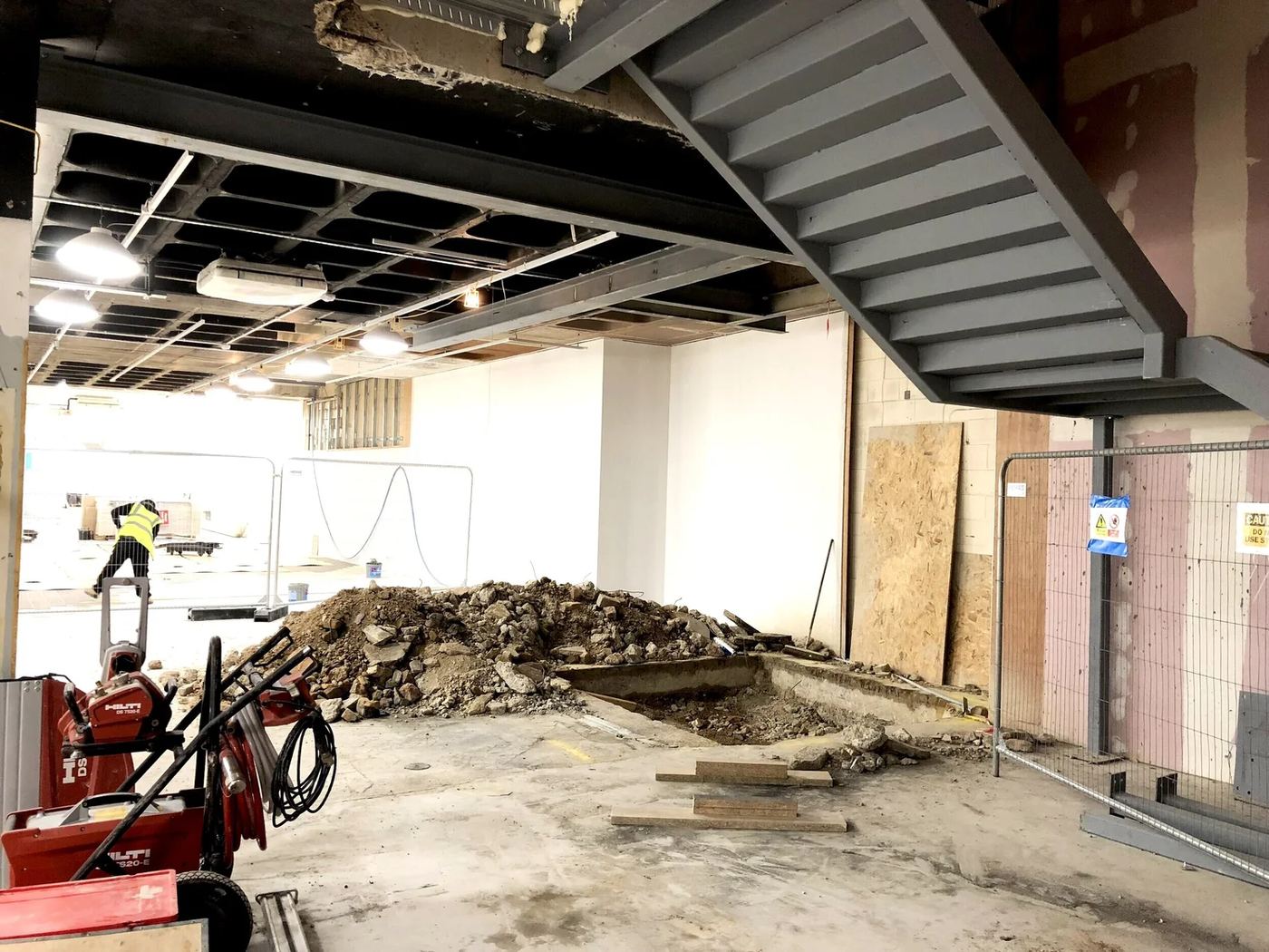 General building works on site