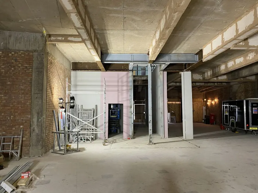 General building works on site