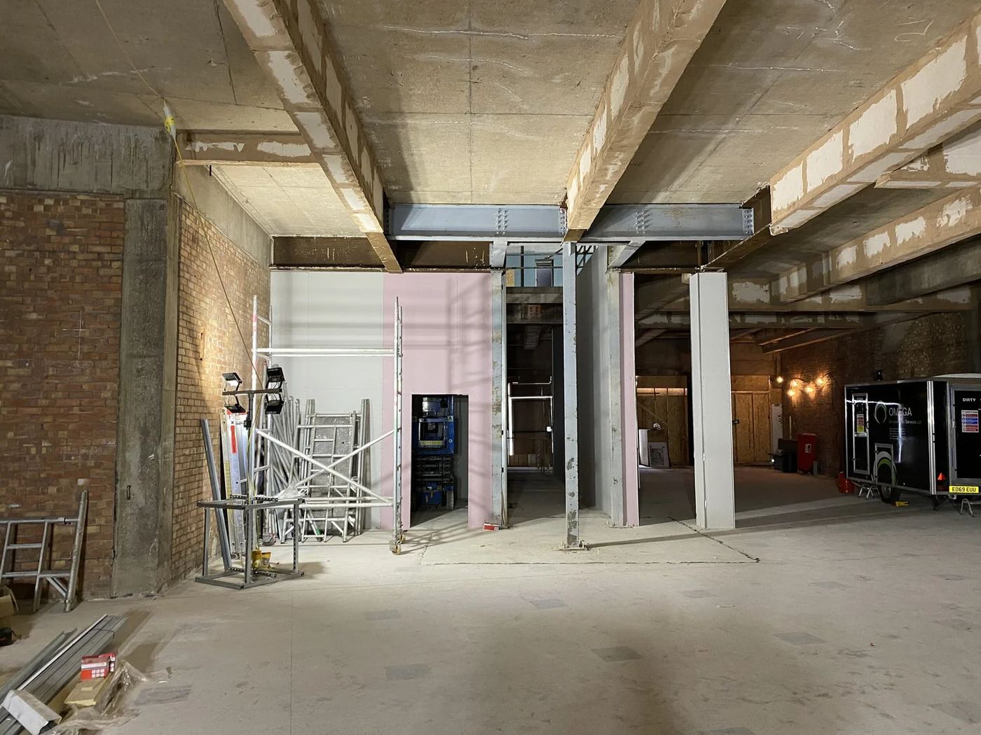 General building works on site