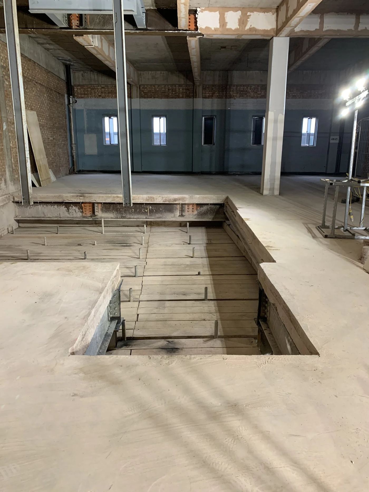 General building works on site